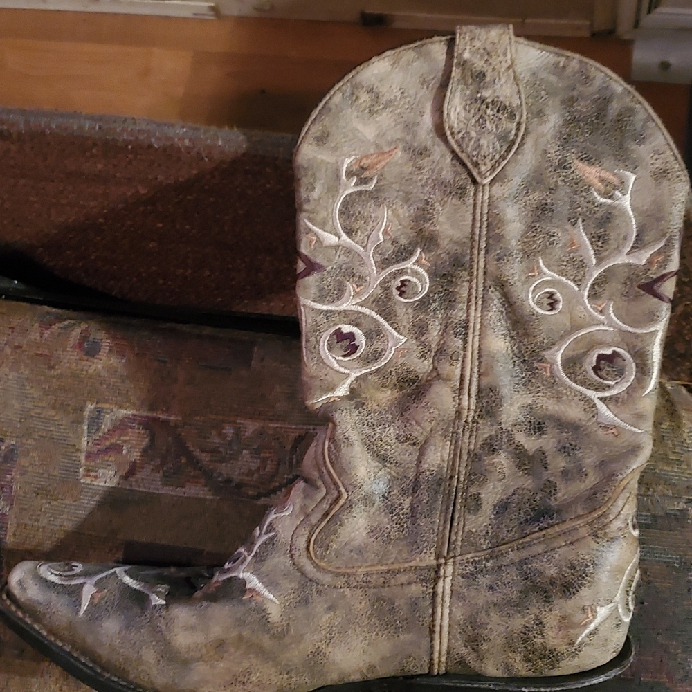 Handmade boots.